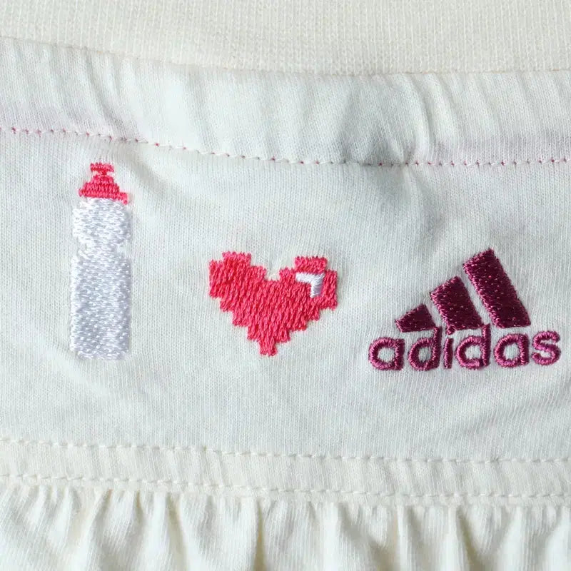 [BUNJANG] Adidas Pixel Kitsch Short Sleeve T-shirt / W(S-M) 아디다스 반팔 티셔츠 반소매 아이보리 픽셀 키치-184EE