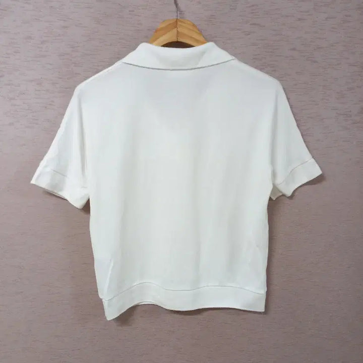 [SOLD OUT] B4-24/라코스테 화이트 반팔 카라티 여성