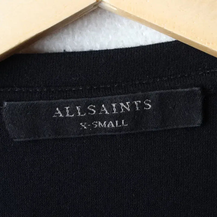 [BUNJANG] AllSaints Basic Short Sleeve T-shirt / W(XS-S) 올세인츠 반팔 티셔츠 반소매 무지 블랙-184EF