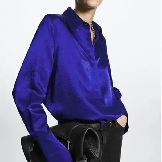 [BUNJANG] COS Oversized Textured Satin Blouse / 코스cos 오버핏 텍스쳐드 새틴 블라우스