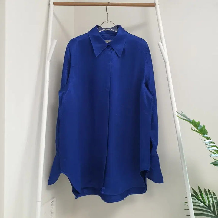 [BUNJANG] COS Oversized Textured Satin Blouse / 코스cos 오버핏 텍스쳐드 새틴 블라우스