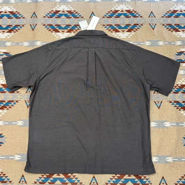 [BUNJANG] Nanamica Panama Short Sleeve Shirt Heather Gray / [M][100] 나나미카 오픈카라 파나마 숏슬리브 셔츠 헤더 그레이
