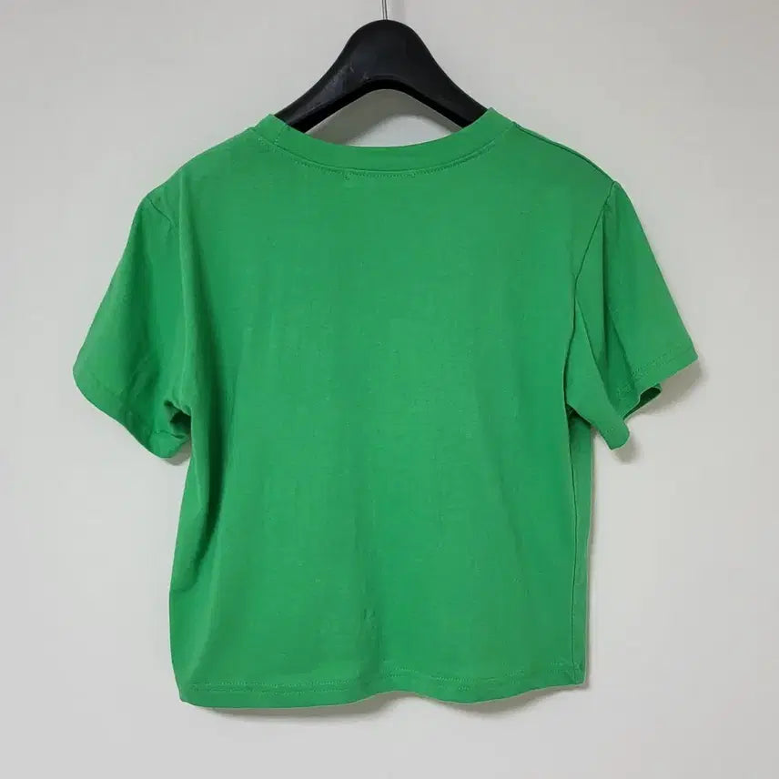 [BUNJANG] Green Crop T-Shirt - Size S / 그린 반팔 티셔츠 S