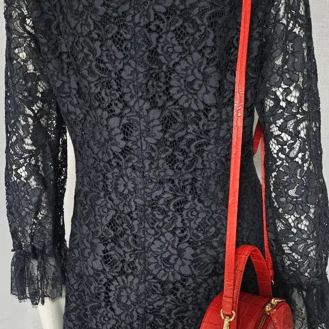 [SOLD OUT] VALENCIA 상태굿 남색 레이스 원피스..