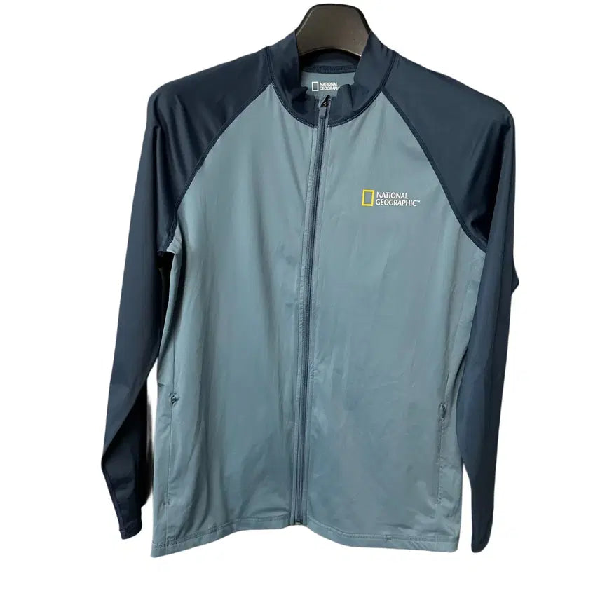 [BUNJANG] National Geographic XXL Logo Rash Guard Zip-up / XXL 내셔널지오그래픽 로고 래쉬가드 집업