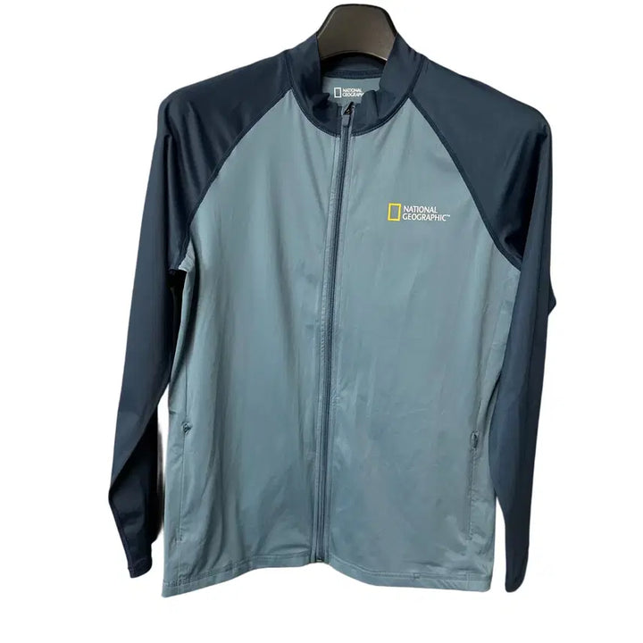[BUNJANG] National Geographic XXL Logo Rash Guard Zip-up / XXL 내셔널지오그래픽 로고 래쉬가드 집업