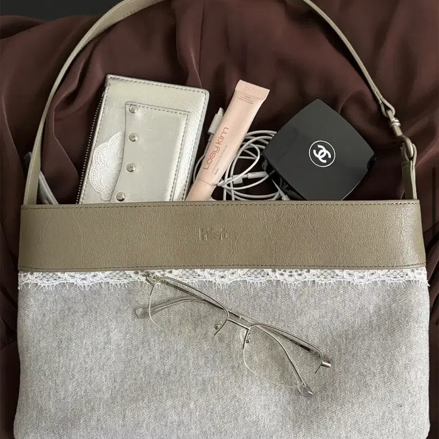 [BUNJANG] Hieta Iris Bag Khaki / 히에타 아이리스백 카키 새상품