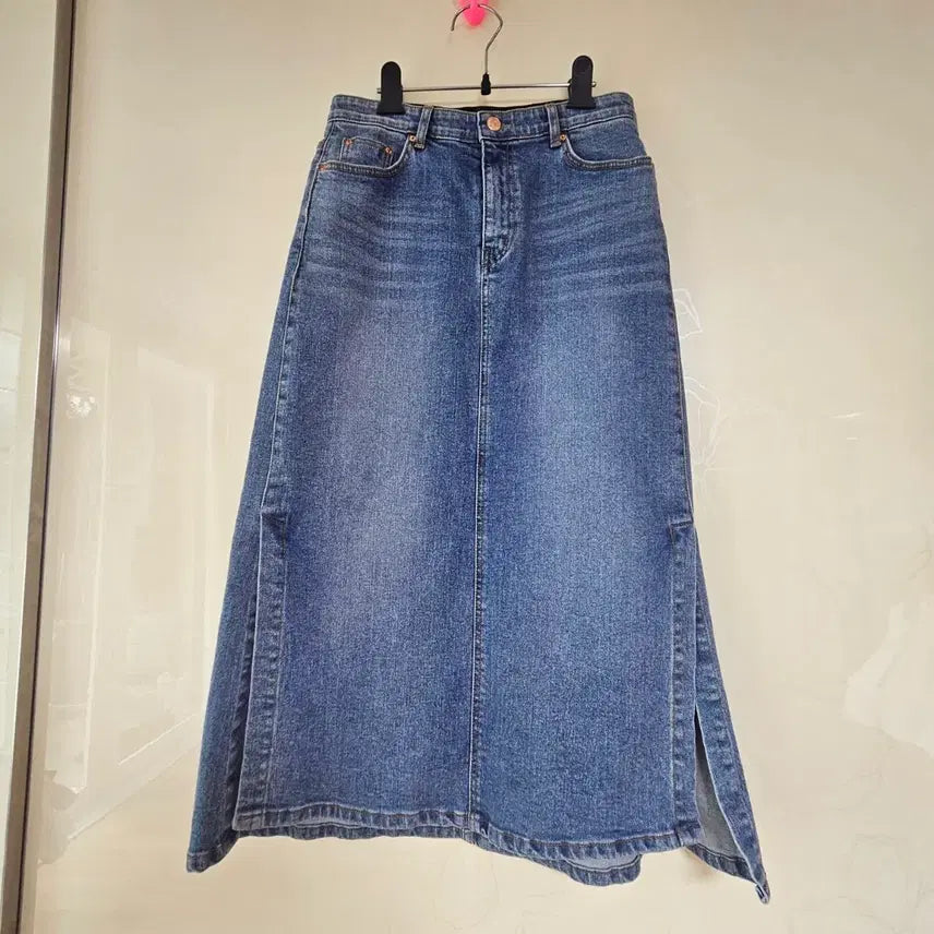 [BUNJANG] Long Denim Skirt / 청롱스커트
