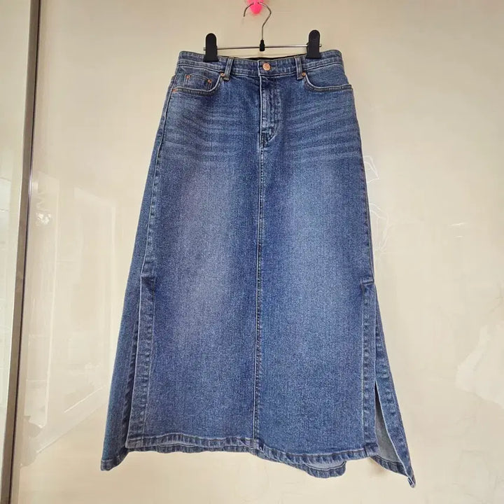 [BUNJANG] Long Denim Skirt / 청롱스커트