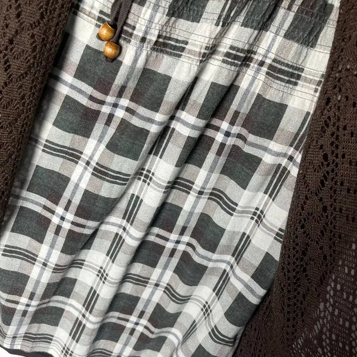 [BUNJANG] Vintage Mori Girl Layered Cardigan / [JPN] 빈티지 모리걸 바선생 레이어드 가디건