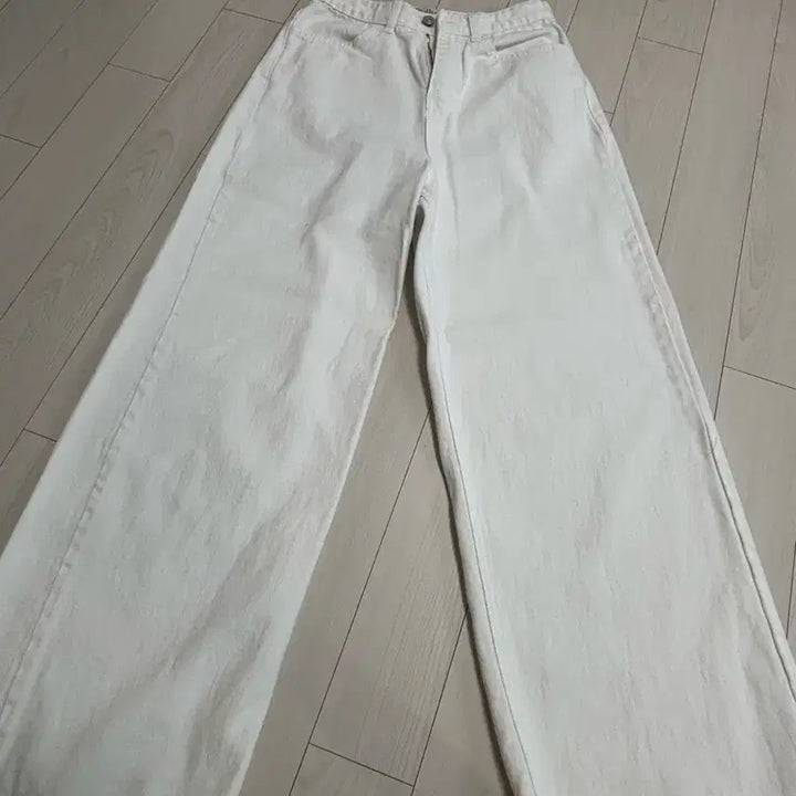 [BUNJANG] Bellide Wide Denim Pants / Bellide 베이델리 화이트 와이드 데님 팬츠