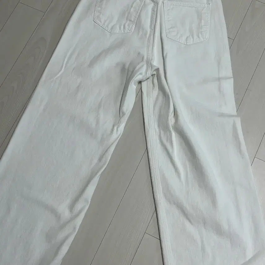 [BUNJANG] Bellide Wide Denim Pants / Bellide 베이델리 화이트 와이드 데님 팬츠