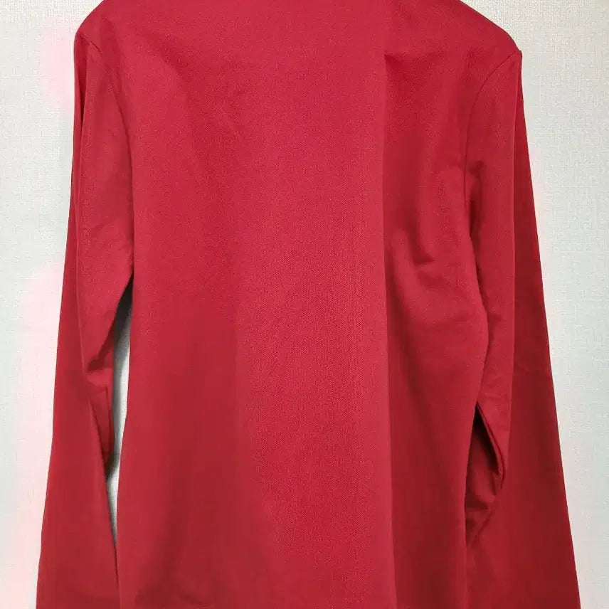 [BUNJANG] Palmsprings Red Long Sleeve Polo Shirt / 팜스프링  레드 긴팔 폴로티