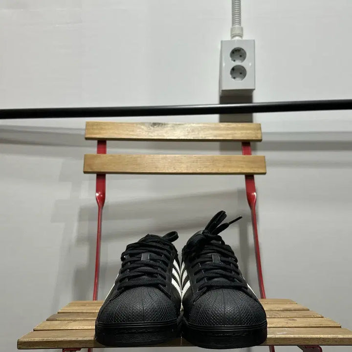 [BUNJANG] Adidas Superstar Black White Sneakers / 260) 아디다스 운동화 남성 남자 신발  슈퍼스타 블랙 화이트