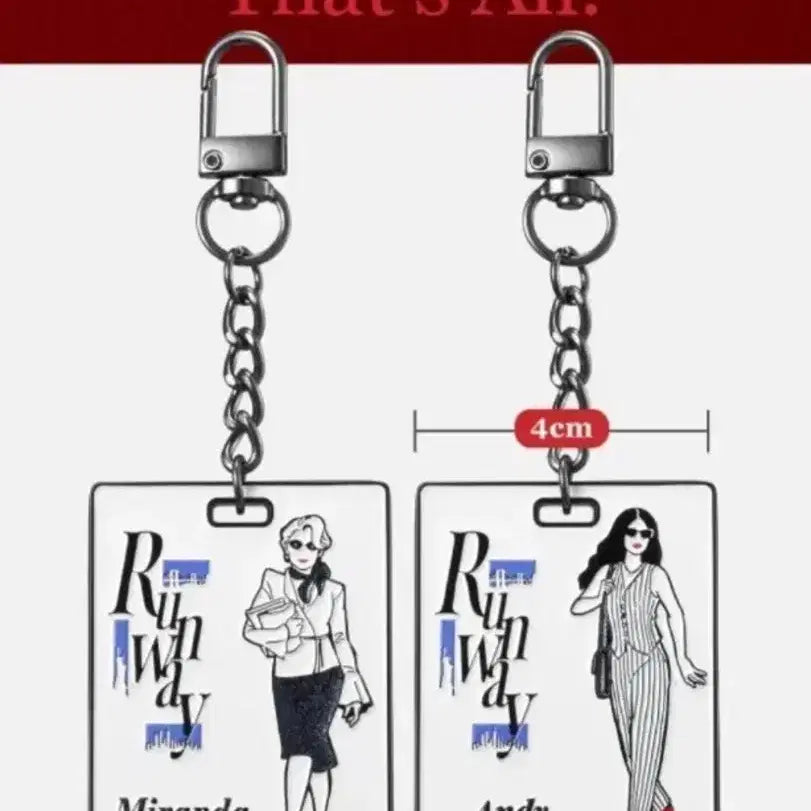 [BUNJANG] The Devil Wears Prada ID Card Keyring / High Heel Keyring Merchandise / 악마는프라다를입는다2 사원증키링 / 하이힐키링 굿즈