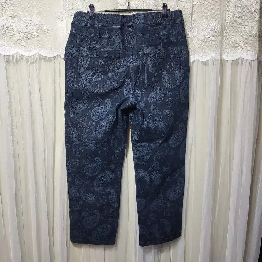 [BUNJANG] LIE SANGBONG Paisley Pattern Cargo Pants / 이상봉 LIE SANGBONG 페이즐리 패턴 카고 바지