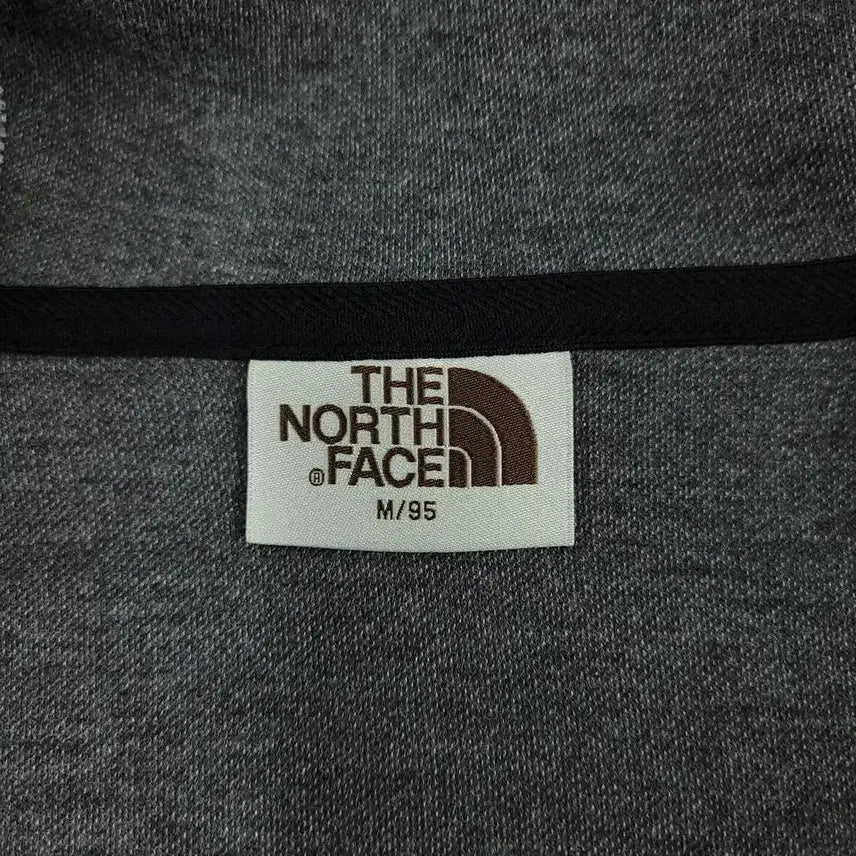 [BUNJANG] The North Face White Label Melange Gray Asymmetrical Zip Tobin Hoodie / 노스페이스 화이트라벨 멜란지그레이 언발란스 지퍼 토빈 후드집업 M