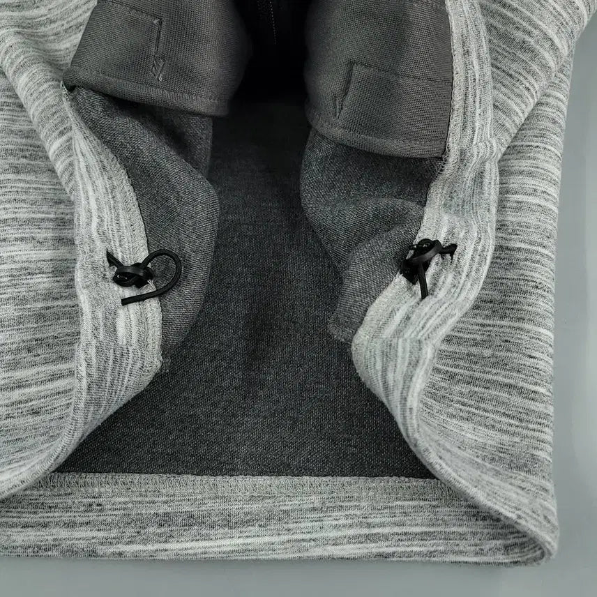 [BUNJANG] The North Face White Label Melange Gray Asymmetrical Zip Tobin Hoodie / 노스페이스 화이트라벨 멜란지그레이 언발란스 지퍼 토빈 후드집업 M