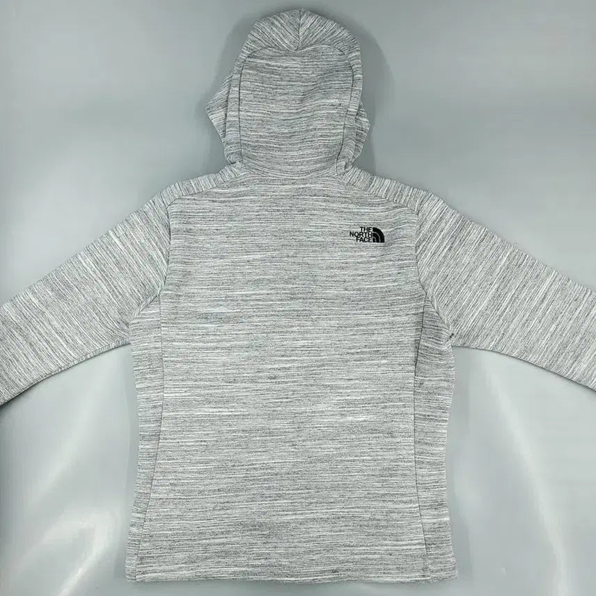 [BUNJANG] The North Face White Label Melange Gray Asymmetrical Zip Tobin Hoodie / 노스페이스 화이트라벨 멜란지그레이 언발란스 지퍼 토빈 후드집업 M