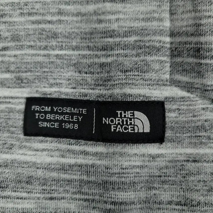 [BUNJANG] The North Face White Label Melange Gray Asymmetrical Zip Tobin Hoodie / 노스페이스 화이트라벨 멜란지그레이 언발란스 지퍼 토빈 후드집업 M