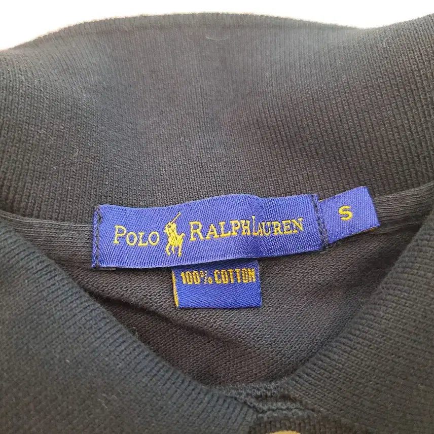 [BUNJANG] Polo Ralph Lauren Black Short Sleeve Polo Shirt / 폴로 랄프로렌 블랙 반팔 카라티 S
