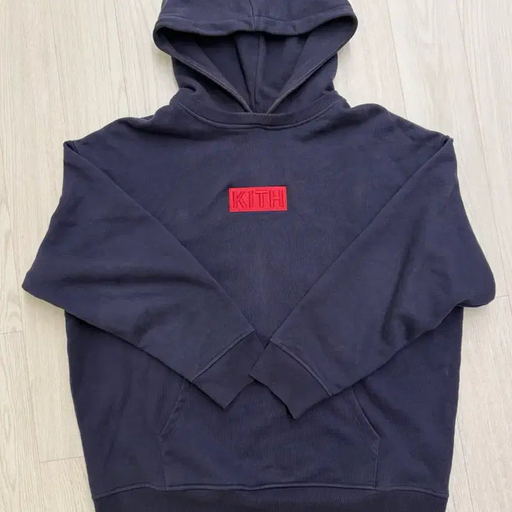 [BUNJANG] Kith Box Logo Hoodie Navy / [XL] KITH 박스로고 후드/후디 네이비