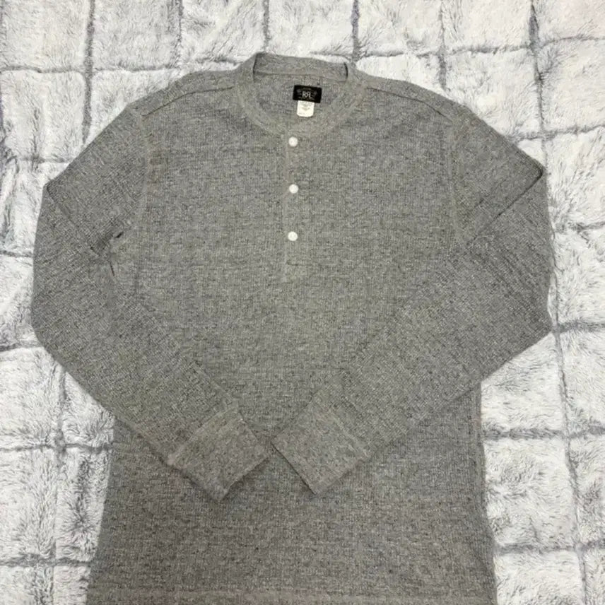 [SOLD OUT] RRL 와플니트 헨리넥 M사이즈 판매