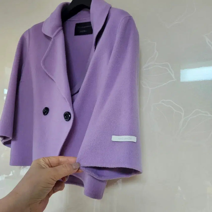 [BUNJANG] Demaloborohead Purple Wool Jacket / 더말로보러헤드 퍼플 울 자켓