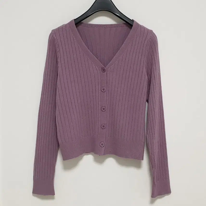 [BUNJANG] V-neck Knit Cardigan S / 브이넥 니트 가디건 S