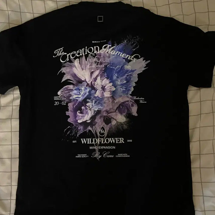 [BUNJANG] Wooyoungmi Flower Short Sleeve T-shirt / 우영미 플라워 반팔 사이즈 48