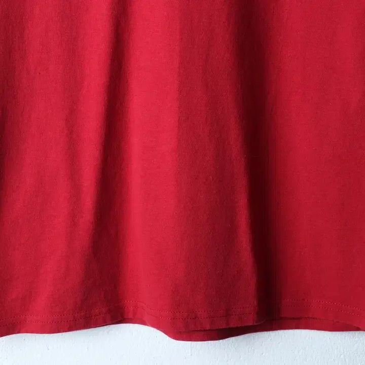 [BUNJANG] Champion Big Logo Burgundy T-shirt / W(S) 챔피온 반팔 티셔츠 빅로고 버건디 올드스쿨-184FF
