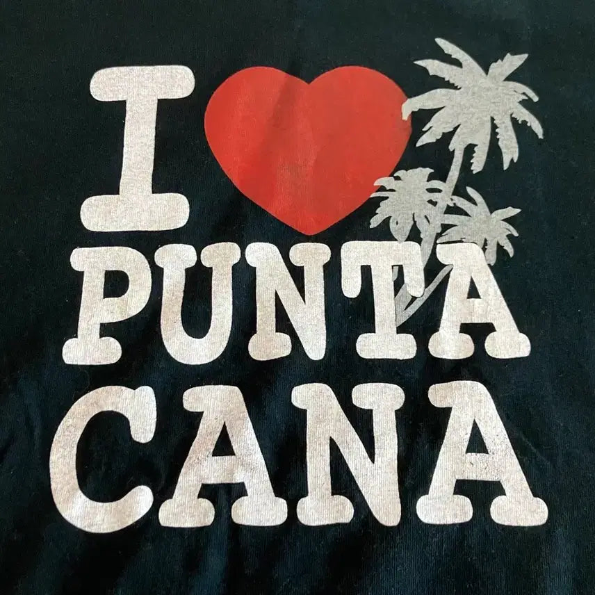 [SOLD OUT] Solar 솔라 I Love Punta Cana 티셔츠 M 구제 빈티지