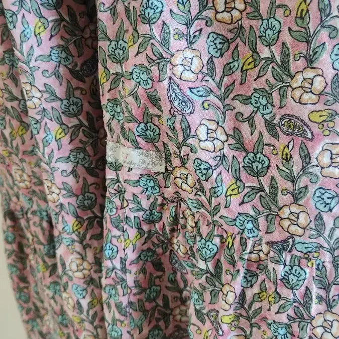 [SOLD OUT] 2026써스데이아일랜드 핀턱 플라워 롱 원피스 S