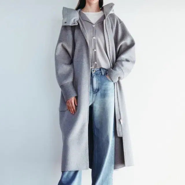 [BUNJANG] Hassie Handmade Cashmere Coat (S Size) / (새상품) 하시에 핸드메이드 캐시미어 코트