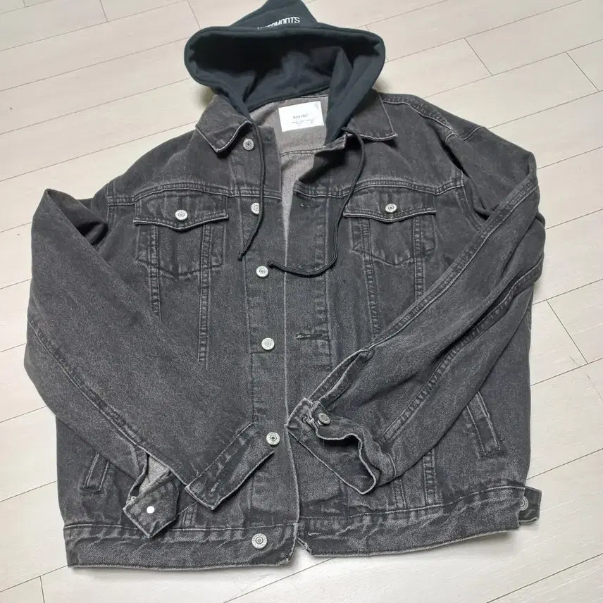 [BUNJANG] Booster Detachable Hood Denim Jacket XL / 부스터 남성 후드탈부착 데님자켓 XL
