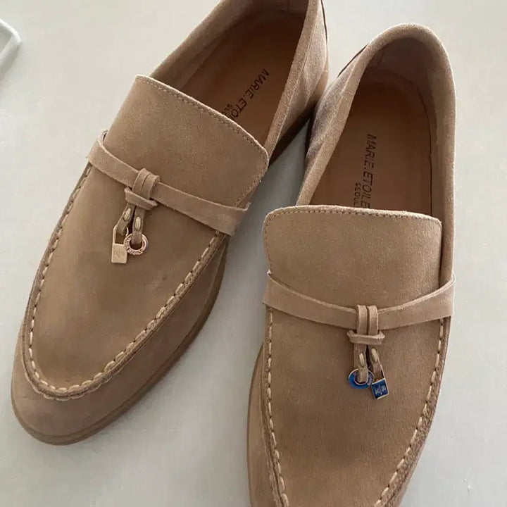 [BUNJANG] Suede Leather Loafers 260 / 스웨이드 소가죽 로퍼 260