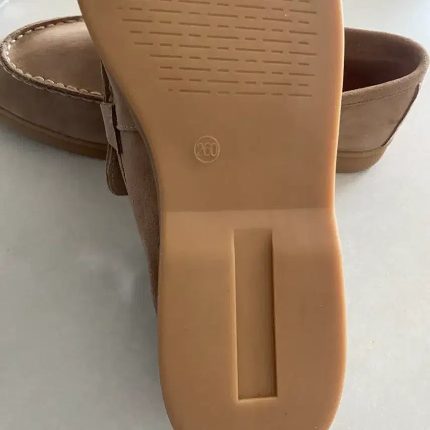 [BUNJANG] Suede Leather Loafers 260 / 스웨이드 소가죽 로퍼 260