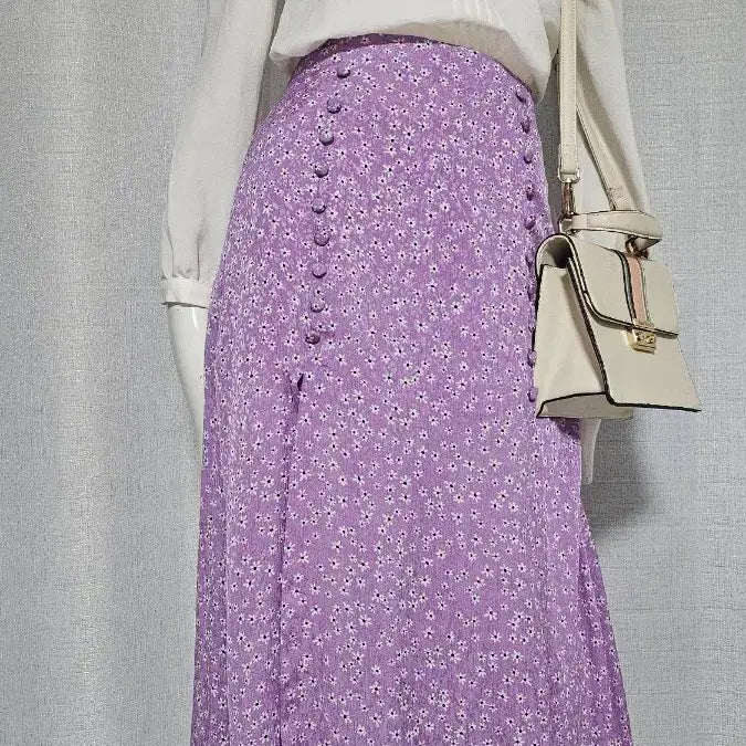 [BUNJANG] ZARA Lavender Skirt / ZARA 상태굿 연보라 치마..