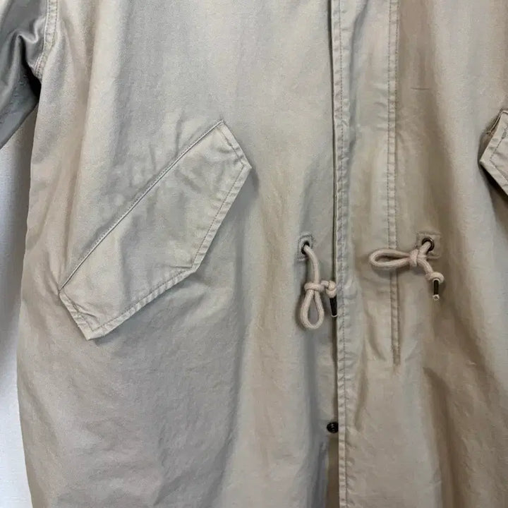 [BUNJANG] Musinsa Standard Fishtail Parka Beige Jacket / 무신사 스탠다드 야상 피쉬테일 잠바 L 베이지
