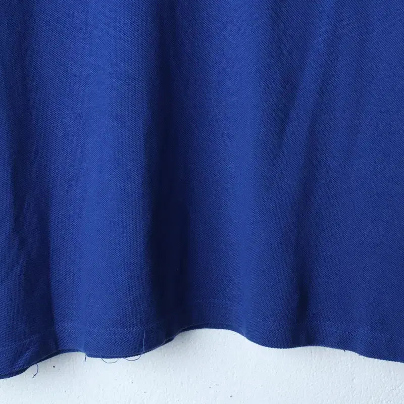 [BUNJANG] Tommy Hilfiger Rugby Blue Polo Shirt / (S-M) 타미힐피거 반팔 카라 티셔츠 작은얼룩 럭비 블루-184D7