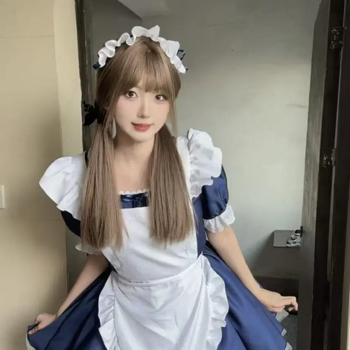 [BUNJANG] Subculture Maid Dress Cosplay Set / 서브컬처 메이드복 원피스 코스프레 세트