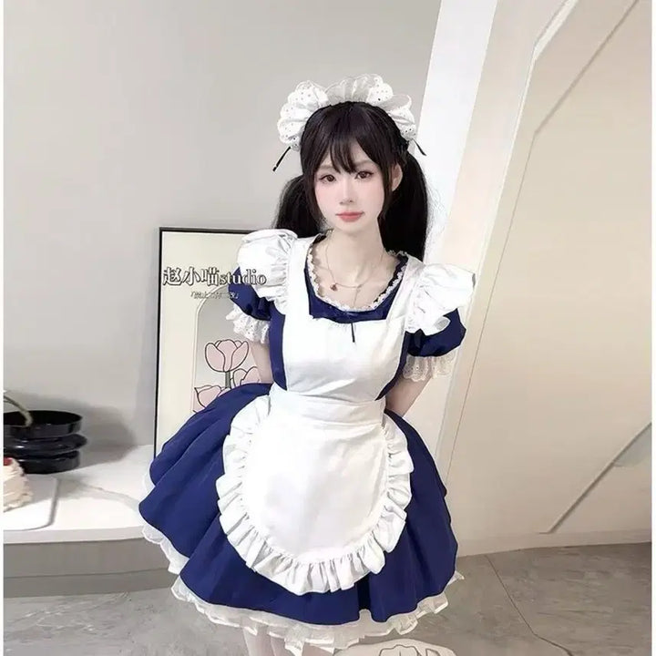 [BUNJANG] Subculture Maid Dress Cosplay Set / 서브컬처 메이드복 원피스 코스프레 세트