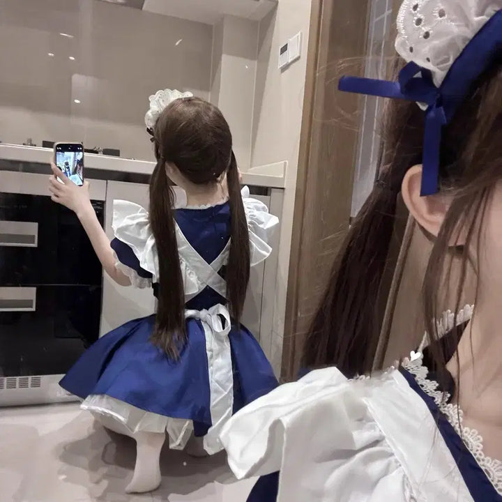[BUNJANG] Subculture Maid Dress Cosplay Set / 서브컬처 메이드복 원피스 코스프레 세트