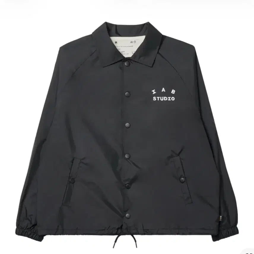[BUNJANG] IAB Studio Coach Jacket Black L / 아이앱 스튜디오 코치 자켓 블랙