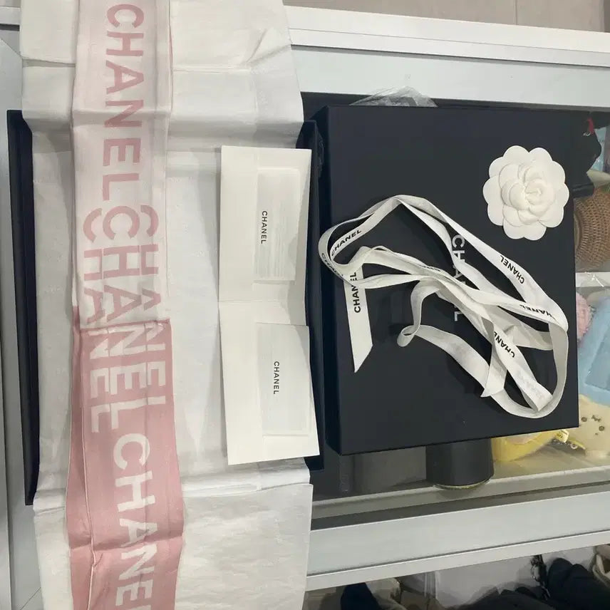 [BUNJANG] Chanel Twilly Scarf / 샤넬 트윌리 + 포장 풀세트