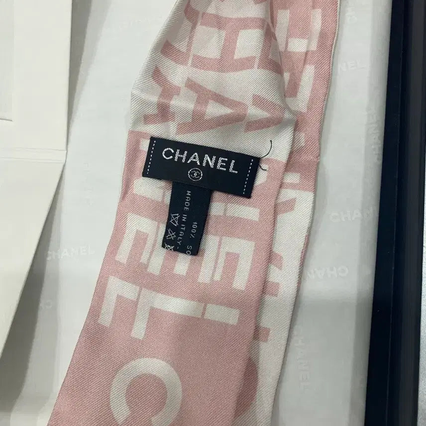 [BUNJANG] Chanel Twilly Scarf / 샤넬 트윌리 + 포장 풀세트