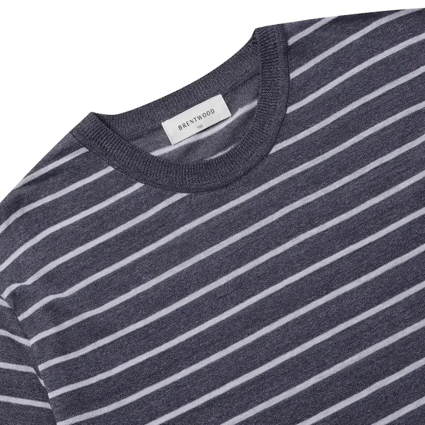 [BUNJANG] Brentwood Knit T-shirt / 브렌우드 니트 티셔츠새제품