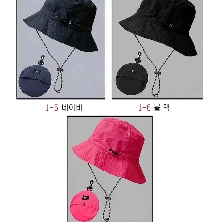 [BUNJANG] Unisex Foldable Outdoor Hat / 새상품) 무료배송!! 남녀공용 포켓 접이식 아웃도어 모자 등산모자
