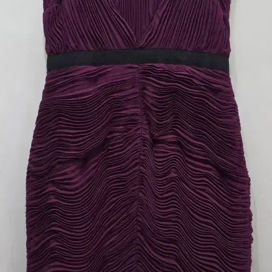[BUNJANG] Burberry Pleated Cocktail Dress / (정품)버버리 플리츠 칵테일 드레스 퍼플