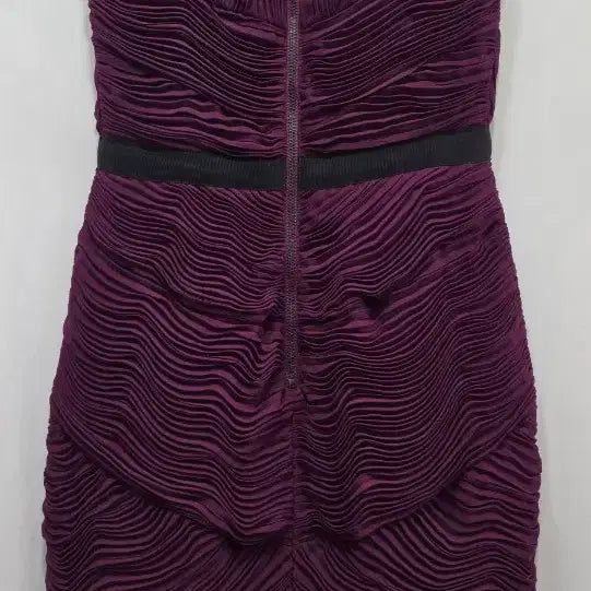 [BUNJANG] Burberry Pleated Cocktail Dress / (정품)버버리 플리츠 칵테일 드레스 퍼플